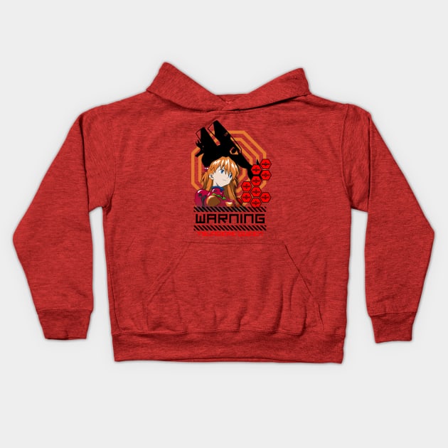 Warning: Tsundere Queen Kids Hoodie by Seventh (777) Heaven